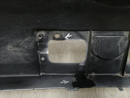 AA045325; Бампер передний; без паркт.; под омыват. (52119-12A60) для Toyota Corolla 150 (2006-2009)/БУ; Оригинал; Р1, Мелкий дефект; 