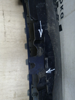 BA000245; Бампер передний; без паркт.; под омыват. (5M0807221N) для Volkswagen Golf Plus II (2009-2014)/БУ; Оригинал; Р2, Удовлетворительное; 