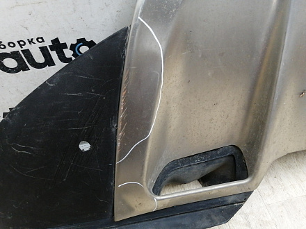 AA045346; Юбка переднего бампера (7P5807061) для Porsche Cayenne II (958) (2010-2014)/БУ; Оригинал; Р1, Мелкий дефект; 