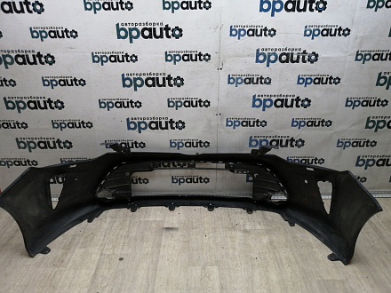 AA045400; Бампер передний; под паркт.; под омыват. (52119-06C40) для Toyota Camry/БУ; Оригинал; Р1, Мелкий дефект; 