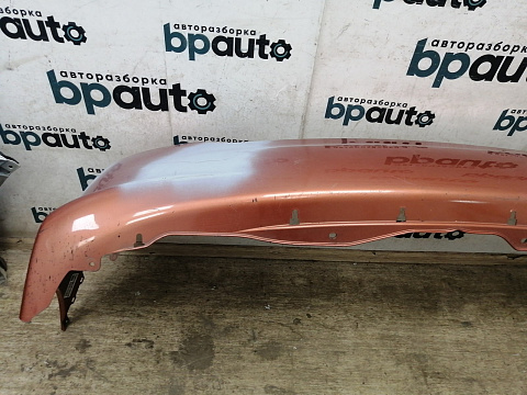 Фотография детали AA027023; Бампер задний; без паркт. (71501-SAA-9000) для Honda Jazz I рест. (2005-2008)/БУ; Оригинал; Р1, Мелкий дефект; . Фото номер 4