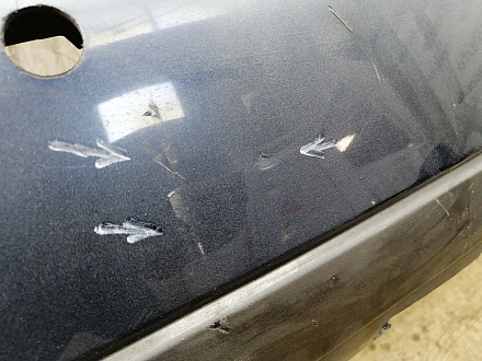 AA035577; Бампер задний; под паркт. (850221AA0H) для Nissan Murano Z51/БУ; Оригинал; Р1, Мелкий дефект; 