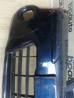 AA046011; Бампер передний; без паркт.; под омыват. (62022-BH10H) для Nissan Note I рест. (2009-2013)/БУ; Оригинал; Р1, Мелкий дефект; 