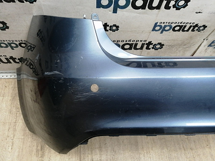 AA046123; Бампер задний; под паркт. (86611-4Y000) для Kia Rio III Sedan (2011- 2015)/БУ; Оригинал; Р1, Мелкий дефект; 