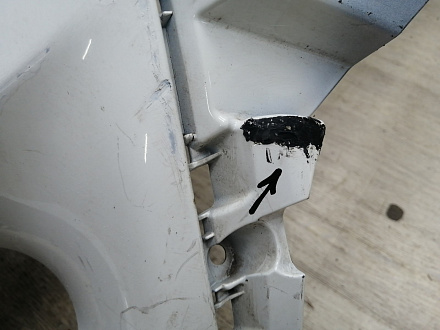 AA044522; Бампер передний; без паркт.; под омыват. (52119-4A904) для Toyota Rav4 40 (2013 — 2015)/БУ; Оригинал; Р1, Мелкий дефект; 