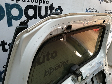 AA044896; Крышка багажника (67005-60F50) для Toyota Land Cruiser Prado 150 (2010 — 2013)/БУ; Оригинал; Р1, Мелкий дефект; (070) Белый перламутр 3х. сл.