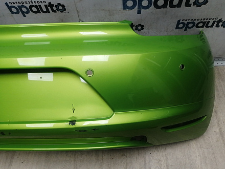 AA046043; Бампер задний; под паркт. (1K8807421M) для Volkswagen Scirocco (2009 - 2014)/БУ; Оригинал; Р1, Мелкий дефект; 
