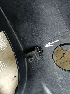 AA045857; Бампер передний; без паркт.; без омыват. (86511-4Y000) для Kia Rio/БУ; Оригинал; Р1, Мелкий дефект; 