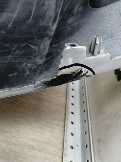 AA045675; Бампер передний; без паркт.; под омыват. (8K0 807 437 A) для Audi A4 B8/БУ; Оригинал; Р1, Мелкий дефект; 