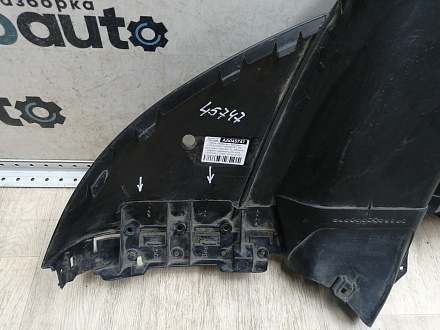 AA045747; Юбка переднего бампера (7P5807061) для Porsche Cayenne II (958) (2010-2014)/БУ; Оригинал; Р1, Мелкий дефект; 