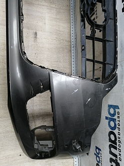 BA000161; Бампер передний; под паркт.; под омыват. (4G0 807 437) для Audi A6 C7/БУ; Оригинал; Р1, Мелкий дефект; 