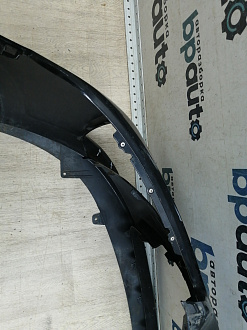 AA046169; Бампер передний; без паркт.; без омыват. (86511-H0000) для Kia Rio IV Sedan (2017- 2020)/БУ; Оригинал; Р1, Мелкий дефект; 