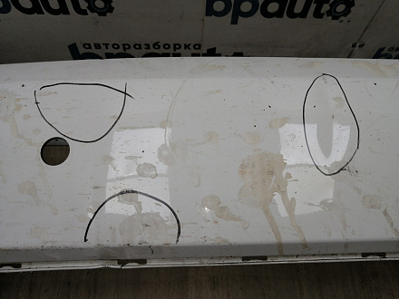 AA044610; Бампер задний; под паркт. (86611-1M000) для Kia Cerato II (2009-2013)/БУ; Оригинал; Р1, Мелкий дефект; 