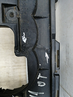 AA045627; Бампер передний; под паркт.; под омыват. (4G0 807 437) для Audi A6 C7/БУ; Оригинал; Р1, Мелкий дефект; 