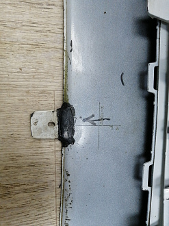 AA045705; Бампер передний, S-line; под паркт.; под омыват. (8K0 807 437 S) для Audi A4 B8/БУ; Оригинал; Р2, Удовлетворительное; 