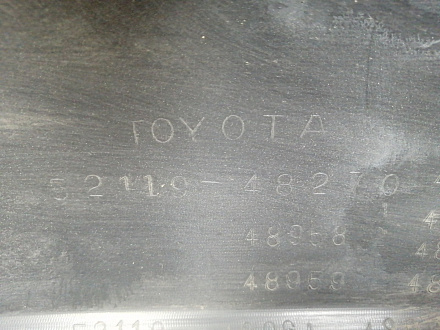AA046047; Бампер передний; под паркт.; под омыват. (52119-48270) для Lexus RX III (2009 — 2012)/БУ; Оригинал; Р1, Мелкий дефект; 