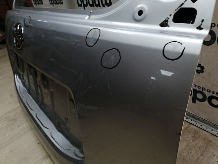 AA044908; Крышка багажника (67005-60F50) для Toyota Land Cruiser Prado 150 (2010 — 2013)/БУ; Оригинал; Р2, Удовлетворительное; 