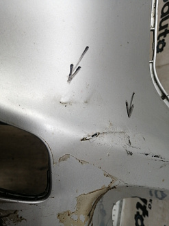 AA045637; Бампер передний; без паркт.; под омыват. (52119-05190) для Toyota Avensis/БУ; Оригинал; Р2, Удовлетворительное; 