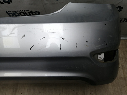 AA045610; Бампер задний; без паркт. (86611-4L000) для Hyundai/БУ; Оригинал; Р1, Мелкий дефект; 