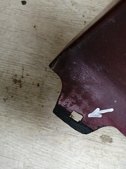 AA046086; Бампер передний; под паркт.; под омыват. (52119-33610) для Lexus ES V рест. (2009- 2012)/БУ; Оригинал; Р1, Мелкий дефект; 