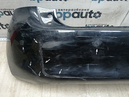 AA045813; Бампер задний; без паркт. (52159-02400) для Toyota Auris I (2007- 2010)/БУ; Оригинал; Р1, Мелкий дефект; 