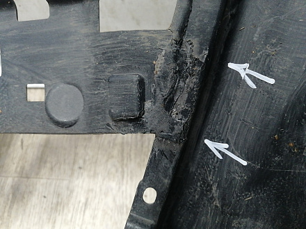 AA045641; Бампер передний; под паркт.; под омыват. (4G8 807 437) для Audi A7 I Sportback (2010-2014)/БУ; Оригинал; Р1, Мелкий дефект; 