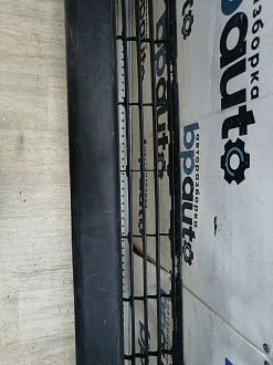 AA046002; Юбка переднего бампера (52129-0E010) для Toyota Highlander III (2014 — 2016)/БУ; Оригинал; Р1, Мелкий дефект; 