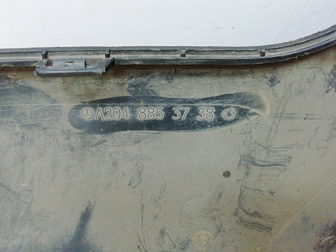 Фотография детали AA002344; Юбка заднего бампера, AMG (A2048853738) для Mercedes-Benz C-klasse III (W204) (2011-2015)/БУ; Оригинал; Р1, Мелкий дефект; . Фото номер 6