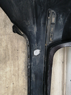 AA037237; Бампер задний, под хром молдинг; без паркт. (13368934) для Opel Astra J рест. Wagon (2012 - 2015)/БУ; Оригинал; Р1, Мелкий дефект; 