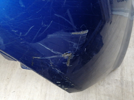 AA046113; Бампер задний; под паркт. (86611-4Y000) для Kia Rio III Sedan (2011- 2015)/БУ; Оригинал; Р1, Мелкий дефект; 