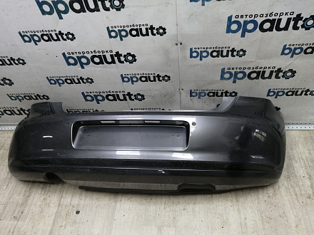 AA044589; Бампер задний; под паркт. (6R6807421BK) для Volkswagen Polo V Hatchback (2009-2013)/БУ; Оригинал; Р1, Мелкий дефект; 