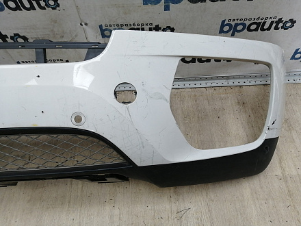 AA046482; Бампер передний; под паркт.; без омыват. (51117176266) для BMW Х6 I (E71) (2007-2012)/БУ; Оригинал; Р1, Мелкий дефект; 