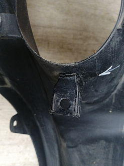 BA000187; Бампер передний; без паркт.; под омыват. (52119-05190) для Toyota Avensis/БУ; Оригинал; Р1, Мелкий дефект; 