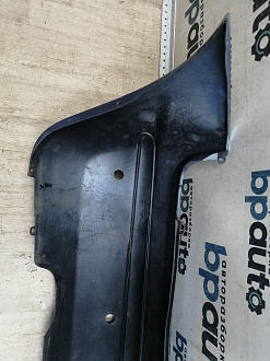 AA046071; Бампер задний, узкий молдинг; под паркт. (85022-BC640) для Nissan Micra III (K12) рест. (2007-2010)/БУ; Оригинал; Р1, Мелкий дефект; 