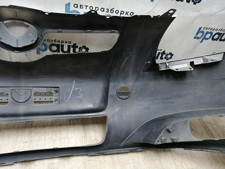 AA045680; Бампер передний; без паркт.; без омыват. (52119-02680) для Toyota Auris I (2007- 2010)/БУ; Оригинал; Р1, Мелкий дефект; 