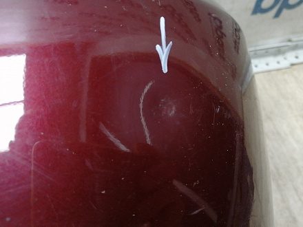 AA046214; Бампер задний; без паркт. (86611-10000) для Hyundai Matrix I рест. 2 (2008-2010)/БУ; Оригинал; Р2, Удовлетворительное; 