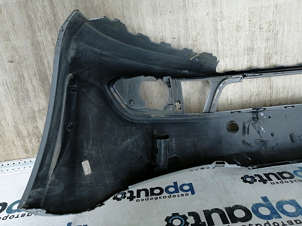 AA044396; Бампер передний; без паркт.; под омыват. (5С6807221B) для Volkswagen Jetta VI (2010- 2014)/БУ; Оригинал; Р1, Мелкий дефект; 