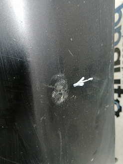 AA046136; Бампер передний; под паркт.; без омыват. (52119-50890) для Lexus LS IV (2006- 2009)/БУ; Оригинал; Р1, Мелкий дефект; 