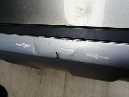 AA046060; Бампер задний, под расширители, Alltrack; под паркт. (3AF807221B) для Volkswagen Passat B7 Wagon (2011- 2014)/БУ; Оригинал; Р1, Мелкий дефект; 