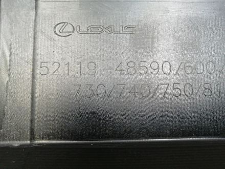 AA046307; Бампер передний; под паркт.; под омыват. (52119-48590) для Lexus RX IV рест. (2019 — 2022)/БУ; Оригинал; Р1, Мелкий дефект; 