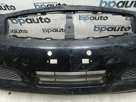 BA000218; Бампер передний, до 2010г; без паркт.; под омыват. (62022-JK60H) для Infiniti G (2006-2013)/БУ; Оригинал; Р1, Мелкий дефект; 