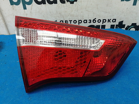 Фонарь в крышку багажника левый Киа Rio III Sedan 2011- 2015, б/у, фото 1
