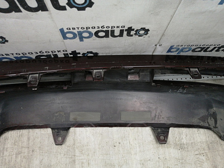 AA045328; Бампер передний; под паркт.; под омыват. (52119-60M50) для Toyota Land Cruiser 200 рест.2 (2015 - 2021)/БУ; Оригинал; Р1, Мелкий дефект; 