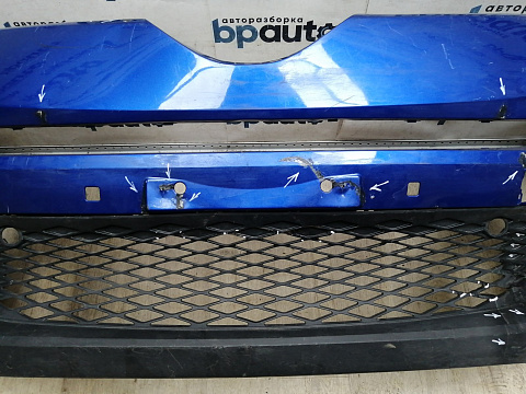 Фотография детали AA046109; Бампер передний; под омыват. (52119-F4010) для Toyota C-HR (2016- 2019)/БУ; Оригинал; Р2, Удовлетворительное; . Фото номер 10