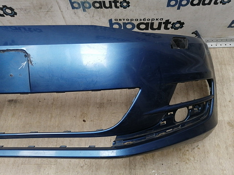 Фотография детали BA000221; Бампер передний; без паркт.; под омыват. (5G0807221) для Volkswagen Golf/БУ; Оригинал; Р1, Мелкий дефект; . Фото номер 3