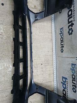 BA000255; Бампер передний, S-line; без паркт.; под омыват. (8R0 807 437 AC) для Audi Q5 I рест. (2012-2017)/БУ; Оригинал; Р1, Мелкий дефект; 