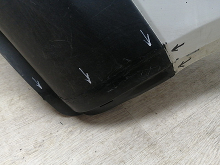 AA045727; Бампер передний; под паркт.; под омыват. (62022-1BA0H) для Infiniti/БУ; Оригинал; Р1, Мелкий дефект; 