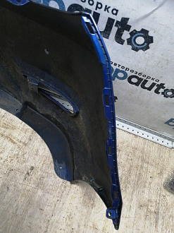 BA000148; Бампер задний; под паркт. (86611-4L200) для Hyundai Solaris I HB (2010- 2014)/БУ; Оригинал; Р1, Мелкий дефект; 