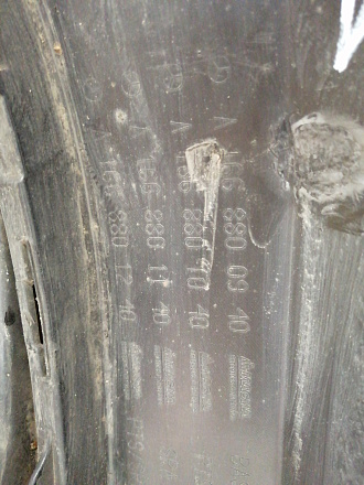 Бампер передний Мерседес Бенц M-klasse III W166 2011-2015, б/у, фото 25