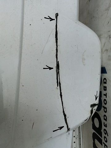 Фотография детали AA044930; Бампер задний; под паркт. (2804160XKV4AA) для Haval H9 II (2024-н.в.)/БУ; Оригинал; Р2, Удовлетворительное; . Фото номер 12